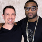 Steve G. Jones with professional boxer Jean-Thenistor Pascal