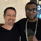 Steve G. Jones with professional boxer Jean-Thenistor Pascal