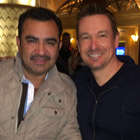 Steve G. Jones with Tony Melendez of Univision