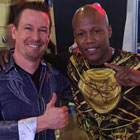 Steve G. Jones with professional boxer Zabdiel 'Zab' Judah