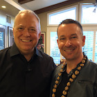 Steve G. Jones with Mentalist Jon Stetson