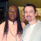 Steve G. Jones with Michael Bernard Beckwith star of The Secret