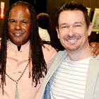 Steve G. Jones with Michael Bernard Beckwith star of The Secret