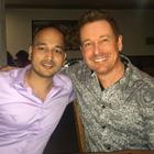 Steve G. Jones with Ajit Nawalkha, CEO of Mindvalley Media