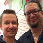 Steve G. Jones with Penn Jillette