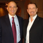 Steve G. Jones with Bert Martinez of Money for Lunch