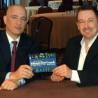 Steve G. Jones with Bert Martinez of Money for Lunch