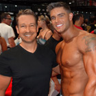 Steve G. Jones with Colin Wayne, fitness athlete and model