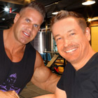 Steve G. Jones with Jay Cutler, IFBB Professional Bodybuilder