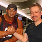 Steve G. Jones with Mamdouh Big Ramy Elssbiay, IFBB Pro