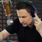 Steve G. Jones at the mixing board