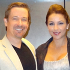 Steve G. Jones with Nancy Montero, Miss Costa Rica Contestant 2009 and 2010