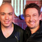 Steve G. Jones with Joe Koy